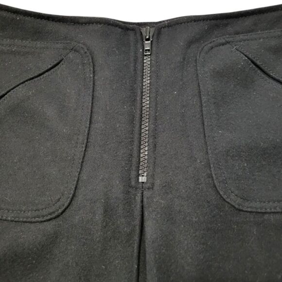 Gap Skirt Size 8 W30"in Waist A-Line Skirt Mini Skirt Wool Blend Skirt Front Zip - Picture 4 of 5